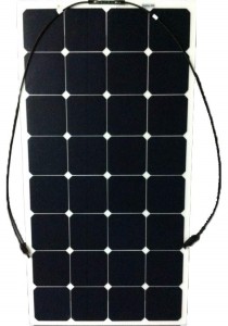 Competitive Price 100watt 18V Sunpower Cell Semi Flexible Solar Panel